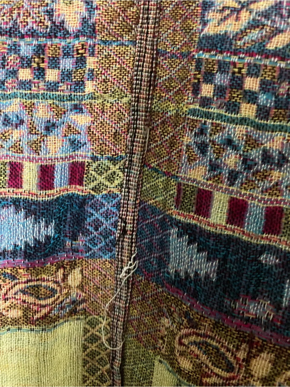 Paisley & Floral Hooded Shawl Wrap - Multicolor Pashmina